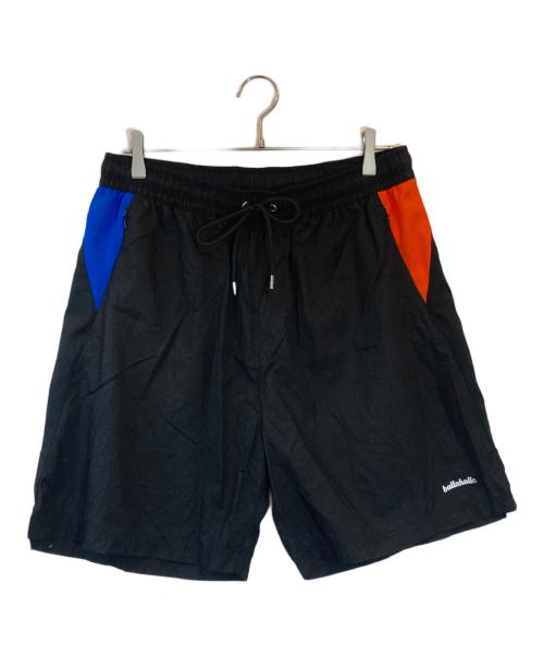 ballaholic（ボーラホリック）ballaholic (ボーラホリック) W Face Zip Shorts ブラック サイズ:XLの古着・服飾アイテム