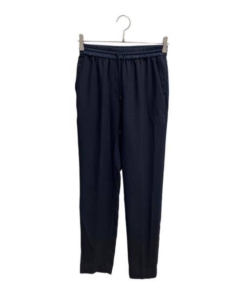 icB（アイシービー）icB (アイシービー) FluidBackSatin ドロストパンツ ネイビー サイズ:SIZE 00の古着・服飾アイテム