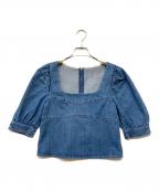 gajessガジェス）の古着「24SS Muguet Blouse」｜インディゴ