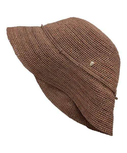 HELEN KAMINSKI（ヘレンカミンスキー）HELEN KAMINSKI (ヘレンカミンスキー) ラフィアハット ブラウンの古着・服飾アイテム