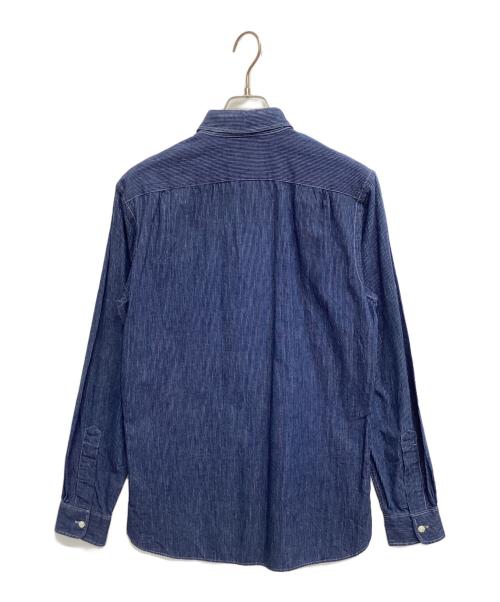 RRL（ダブルアールエル）RRL (ダブルアールエル) ヒッコリーシャツ インディゴ サイズ:Sの古着・服飾アイテム