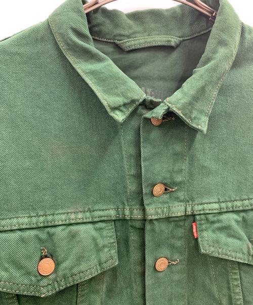 LEVI'S（リーバイス）LEVI'S (リーバイス) LEVI'S　トラッカージャケット グリーン サイズ:Sの古着・服飾アイテム