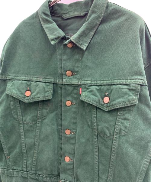 LEVI'S（リーバイス）LEVI'S (リーバイス) LEVI'S　トラッカージャケット グリーン サイズ:Sの古着・服飾アイテム