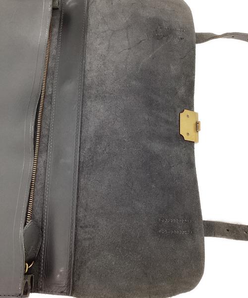 POLO RALPH LAUREN（ポロ・ラルフローレン）POLO RALPH LAUREN (ポロ・ラルフローレン) ヘリテージ レザー ブリーフケース ブラックの古着・服飾アイテム
