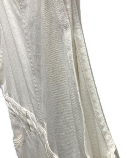 Whim Gazette（ウィムガゼット）Whim Gazette (ウィムガゼット) オーバーオール ホワイト サイズ:SIZE38の古着・服飾アイテム