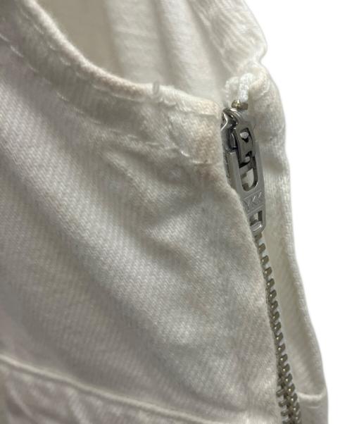Whim Gazette（ウィムガゼット）Whim Gazette (ウィムガゼット) オーバーオール ホワイト サイズ:SIZE38の古着・服飾アイテム