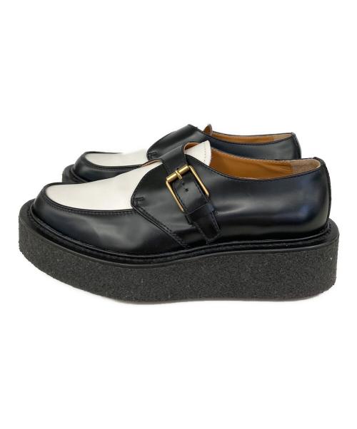 TOD'S（トッズ）TOD'S (トッズ) チャンキーモカシンローファー ブラック×ホワイト サイズ:SIZE37の古着・服飾アイテム