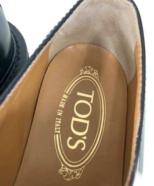 TOD'S（トッズ）TOD'S (トッズ) チャンキーモカシンローファー ブラック×ホワイト サイズ:SIZE37の古着・服飾アイテム