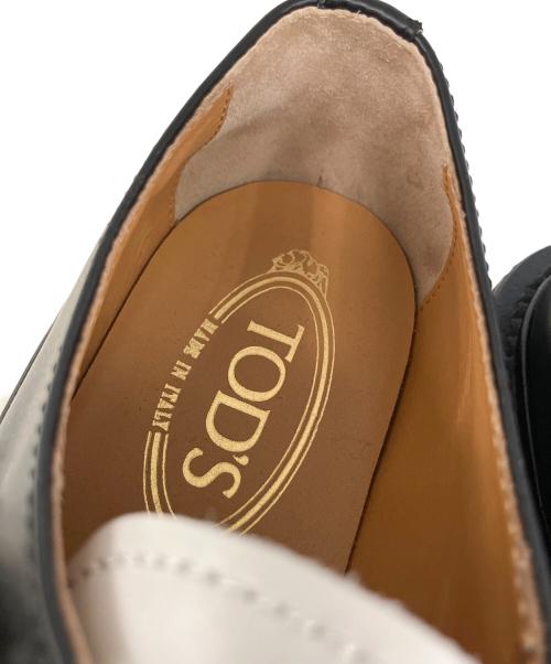 TOD'S（トッズ）TOD'S (トッズ) チャンキーモカシンローファー ブラック×ホワイト サイズ:SIZE37の古着・服飾アイテム