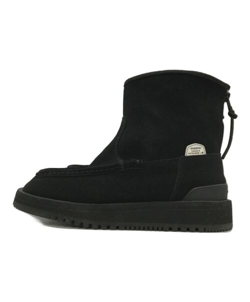 suicoke（スイコック）suicoke (スイコック) ムートンブーツ ブラック サイズ:US6の古着・服飾アイテム