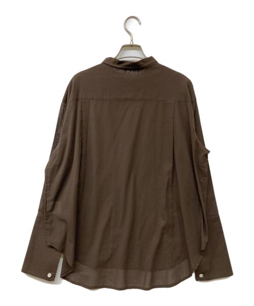 GOOD GRIEF!（グッドグリーフ）GOOD GRIEF! (グッドグリーフ) SHEER COTTON SHIRT ブラウン サイズ:Freeの古着・服飾アイテム