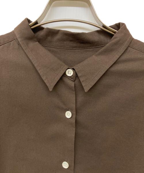 GOOD GRIEF!（グッドグリーフ）GOOD GRIEF! (グッドグリーフ) SHEER COTTON SHIRT ブラウン サイズ:Freeの古着・服飾アイテム