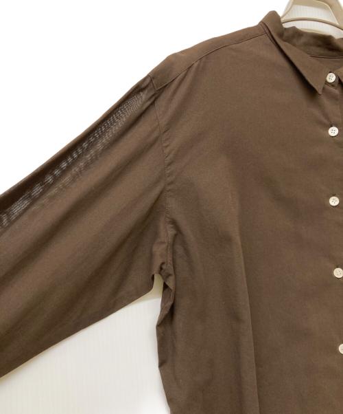 GOOD GRIEF!（グッドグリーフ）GOOD GRIEF! (グッドグリーフ) SHEER COTTON SHIRT ブラウン サイズ:Freeの古着・服飾アイテム