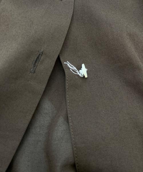 GOOD GRIEF!（グッドグリーフ）GOOD GRIEF! (グッドグリーフ) SHEER COTTON SHIRT ブラウン サイズ:Freeの古着・服飾アイテム