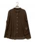 GOOD GRIEF!（グッドグリーフ）の古着「SHEER COTTON SHIRT」｜ブラウン