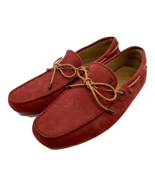 TOD'S（トッズ）TOD'S (トッズ) ドライビングシューズ レッド サイズ:6 1/2の古着・服飾アイテム