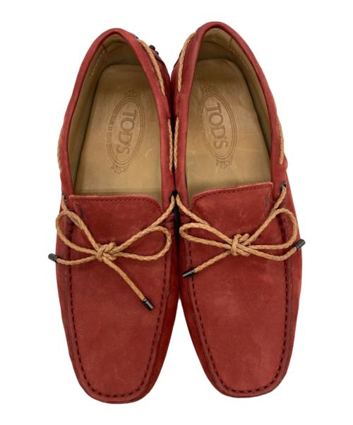 TOD'S（トッズ）TOD'S (トッズ) ドライビングシューズ レッド サイズ:6 1/2の古着・服飾アイテム