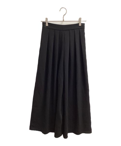 daisy lin for foxey（デイジーリン フォー フォクシー）daisy lin for foxey (デイジーリン フォー フォクシー) ハイウェストプリーツ ワイドパンツ ブラック サイズ:SIZE 38の古着・服飾アイテム