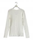 Whim Gazetteウィムガゼット）の古着「トリコットバックシャンカットソー」｜ホワイト