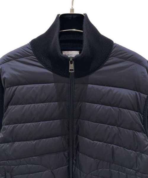 MONCLER（モンクレール）MONCLER (モンクレール) MAGLIONE TRICOT CARDIGAN 2018 ネイビー サイズ:Mの古着・服飾アイテム
