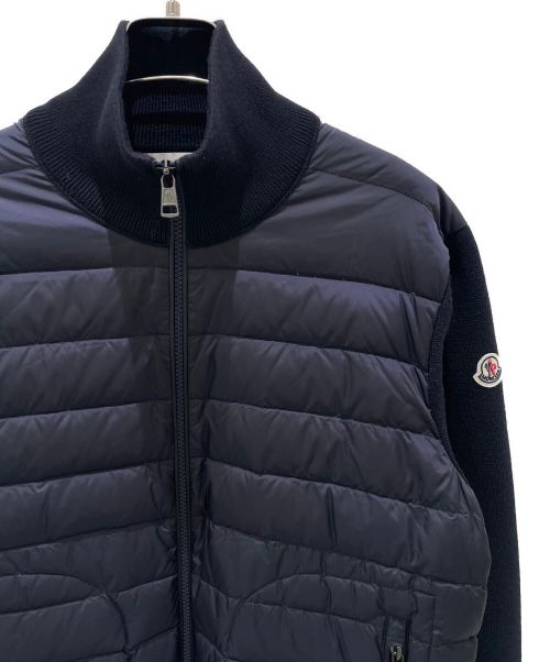 MONCLER（モンクレール）MONCLER (モンクレール) MAGLIONE TRICOT CARDIGAN 2018 ネイビー サイズ:Mの古着・服飾アイテム