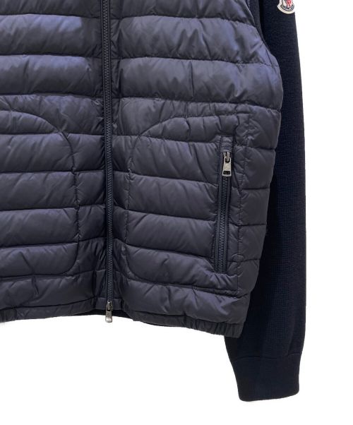 MONCLER（モンクレール）MONCLER (モンクレール) MAGLIONE TRICOT CARDIGAN 2018 ネイビー サイズ:Mの古着・服飾アイテム