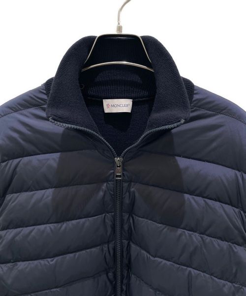 MONCLER（モンクレール）MONCLER (モンクレール) MAGLIONE TRICOT CARDIGAN 2018 ネイビー サイズ:Mの古着・服飾アイテム