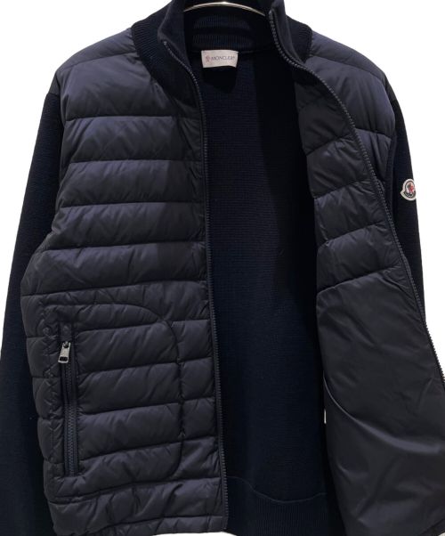 MONCLER（モンクレール）MONCLER (モンクレール) MAGLIONE TRICOT CARDIGAN 2018 ネイビー サイズ:Mの古着・服飾アイテム
