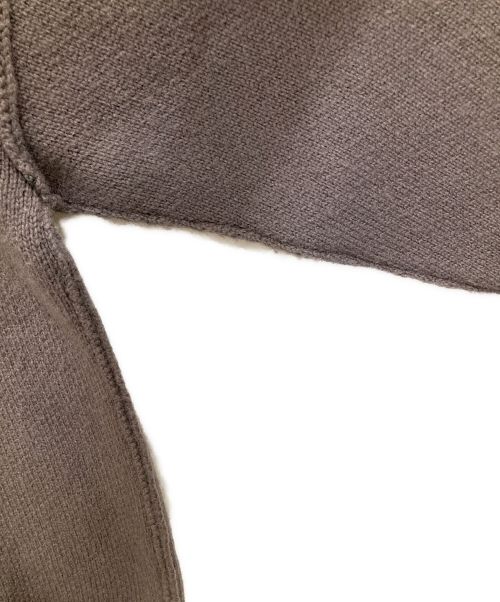 siro（シロ）siro (シロ) ビッグシルエットVネックニットカーディガン グレー サイズ:Fの古着・服飾アイテム