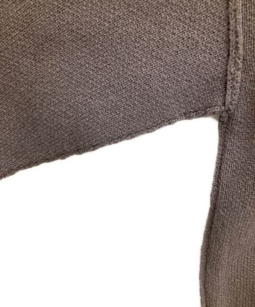 siro（シロ）siro (シロ) ビッグシルエットVネックニットカーディガン グレー サイズ:Fの古着・服飾アイテム