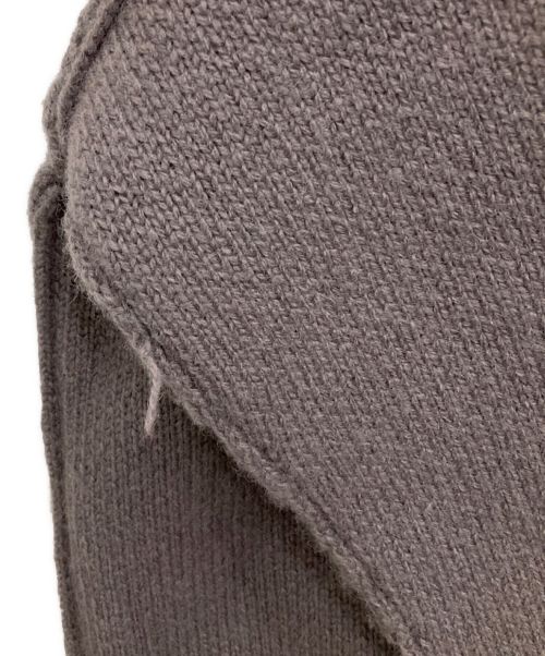 siro（シロ）siro (シロ) ビッグシルエットVネックニットカーディガン グレー サイズ:Fの古着・服飾アイテム