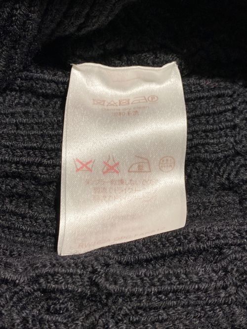 LOUIS VUITTON（ルイ ヴィトン）LOUIS VUITTON (ルイ ヴィトン) ショートケーブルニット ブラック サイズ:Mの古着・服飾アイテム