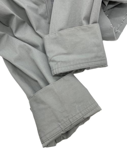 MAISON SPECIAL（メゾンスペシャル）MAISON SPECIAL (メゾンスペシャル) ネクタイショートシャツ グレー サイズ:FREEの古着・服飾アイテム