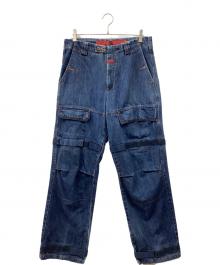 MARITHE+FRANCOIS GIRBAUD（マリテフランソワジルボー）の古着「デニムシャトルパンツ」｜インディゴ