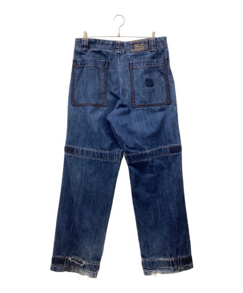 MARITHE+FRANCOIS GIRBAUD（マリテフランソワジルボー）MARITHE+FRANCOIS GIRBAUD (マリテフランソワジルボー) デニムシャトルパンツ インディゴ サイズ:32Mの古着・服飾アイテム