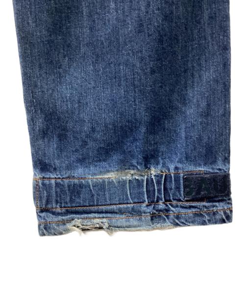 MARITHE+FRANCOIS GIRBAUD（マリテフランソワジルボー）MARITHE+FRANCOIS GIRBAUD (マリテフランソワジルボー) デニムシャトルパンツ インディゴ サイズ:32Mの古着・服飾アイテム