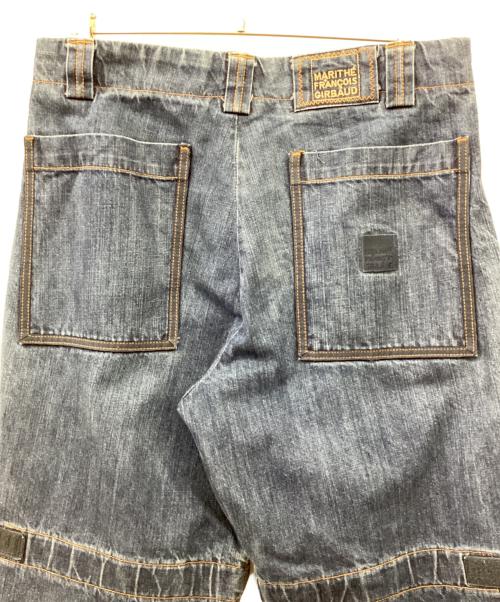 MARITHE+FRANCOIS GIRBAUD（マリテフランソワジルボー）MARITHE+FRANCOIS GIRBAUD (マリテフランソワジルボー) デニムシャトルパンツ インディゴ サイズ:32Mの古着・服飾アイテム