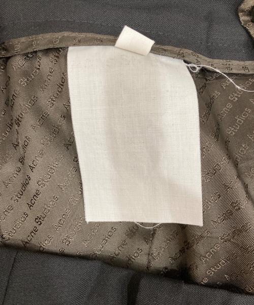 Acne studios（アクネ ストゥディオズ）Acne studios (アクネ ストゥディオズ) テーラードトラウザーズ ブラック サイズ:48の古着・服飾アイテム
