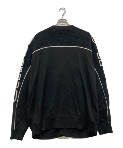 Y-3（ワイスリー）Y-3 (ワイスリー) GFX KNIT CARDIGAN ブラック サイズ:Sの古着・服飾アイテム