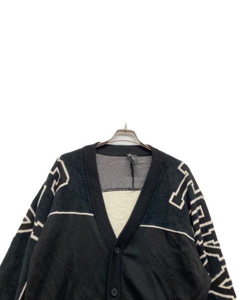 Y-3（ワイスリー）Y-3 (ワイスリー) GFX KNIT CARDIGAN ブラック サイズ:Sの古着・服飾アイテム