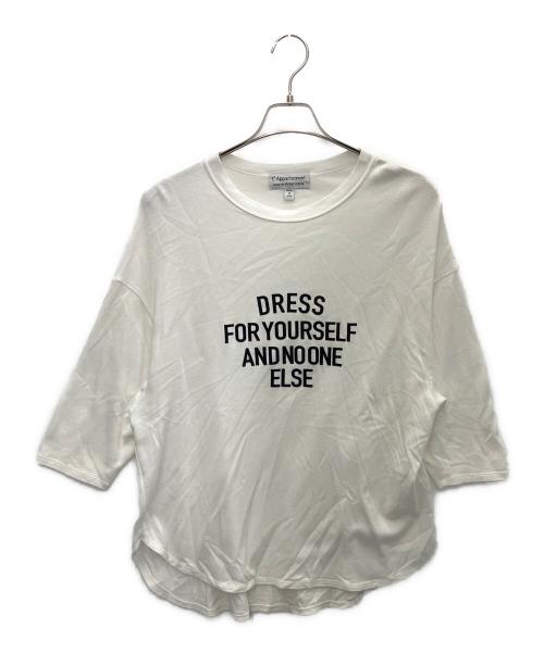 L'appartement（アパルトモン）L'appartement (アパルトモン) Americana (アメリカーナ) Football T-Shirt ホワイト サイズ:-の古着・服飾アイテム