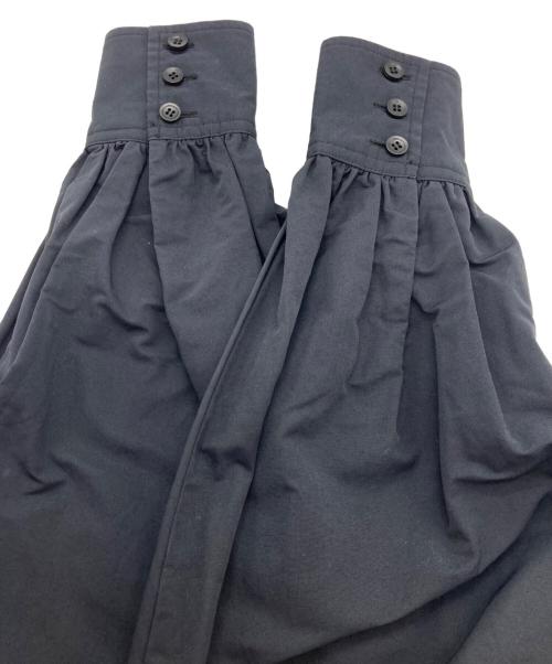 H BEAUTY&YOUTH（エイチ ビューティー&ユース）H BEAUTY&YOUTH (エイチ ビューティー&ユース) コットンナイロンタフタ パフスリーブドレス ブラック サイズ:Freeの古着・服飾アイテム