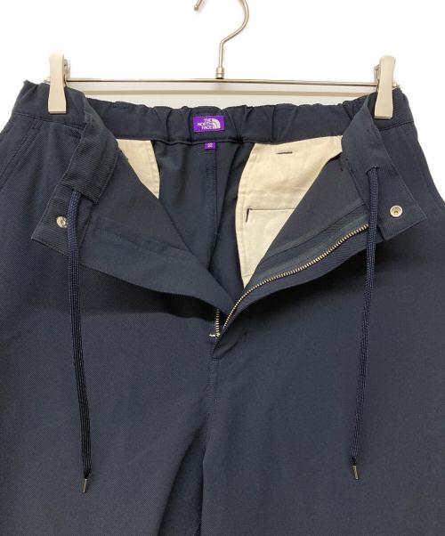 THE NORTHFACE PURPLELABEL（ザ・ノースフェイス パープルレーベル）THE NORTHFACE PURPLELABEL (ザ・ノースフェイス パープルレーベル) ストレッチツイル ワイドテーパードパンツ ネイビー サイズ:SIZE 81cm (W32)の古着・服飾アイテム
