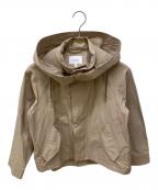 BEAUTY&YOUTHビューティーアンドユース）の古着「グログランフードマウンテンパーカー」｜ベージュ