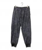 Y-3ワイスリー）の古着「M LEOPARD PRINT FOOTBALL PANTS」｜ブラック