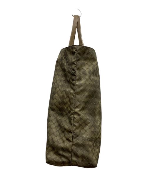 BOTTEGA VENETA（ボッテガベネタ）BOTTEGA VENETA (ボッテガベネタ) ナイロントートバッグ オリーブの古着・服飾アイテム