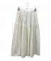 TIARA（ティアラ）の古着「ティアードロングスカート」｜ホワイト