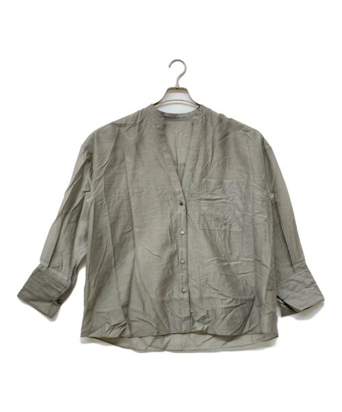 Plage（プラージュ）Plage (プラージュ) 24SS SHEER SKIN シャツ(シアースキン シャツ) オリーブ サイズ:FREEの古着・服飾アイテム