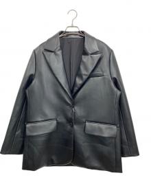 COEL（コエル）の古着「レザージャケット」｜ブラック