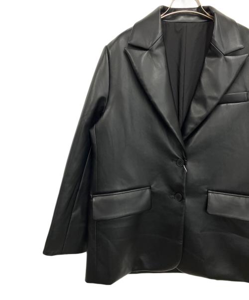 COEL（コエル）COEL (コエル) レザージャケット ブラック サイズ:36の古着・服飾アイテム